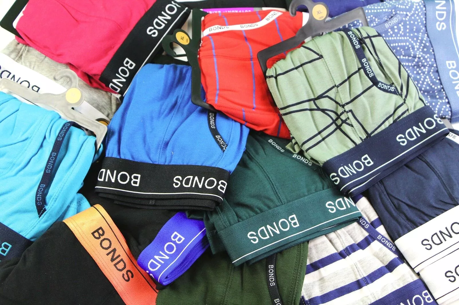 10 x Mens Bonds Underwear Guyfront Trunks Boxer Assorted Shorts