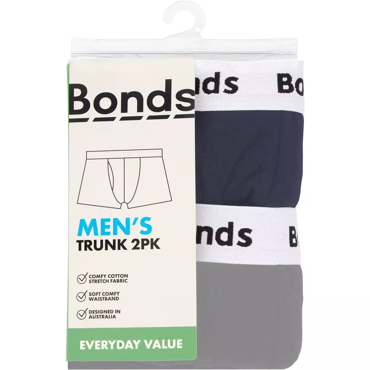 8 x Bonds Everyday Trunks Mens Underwear Assorted Shorts Briefs Jocks