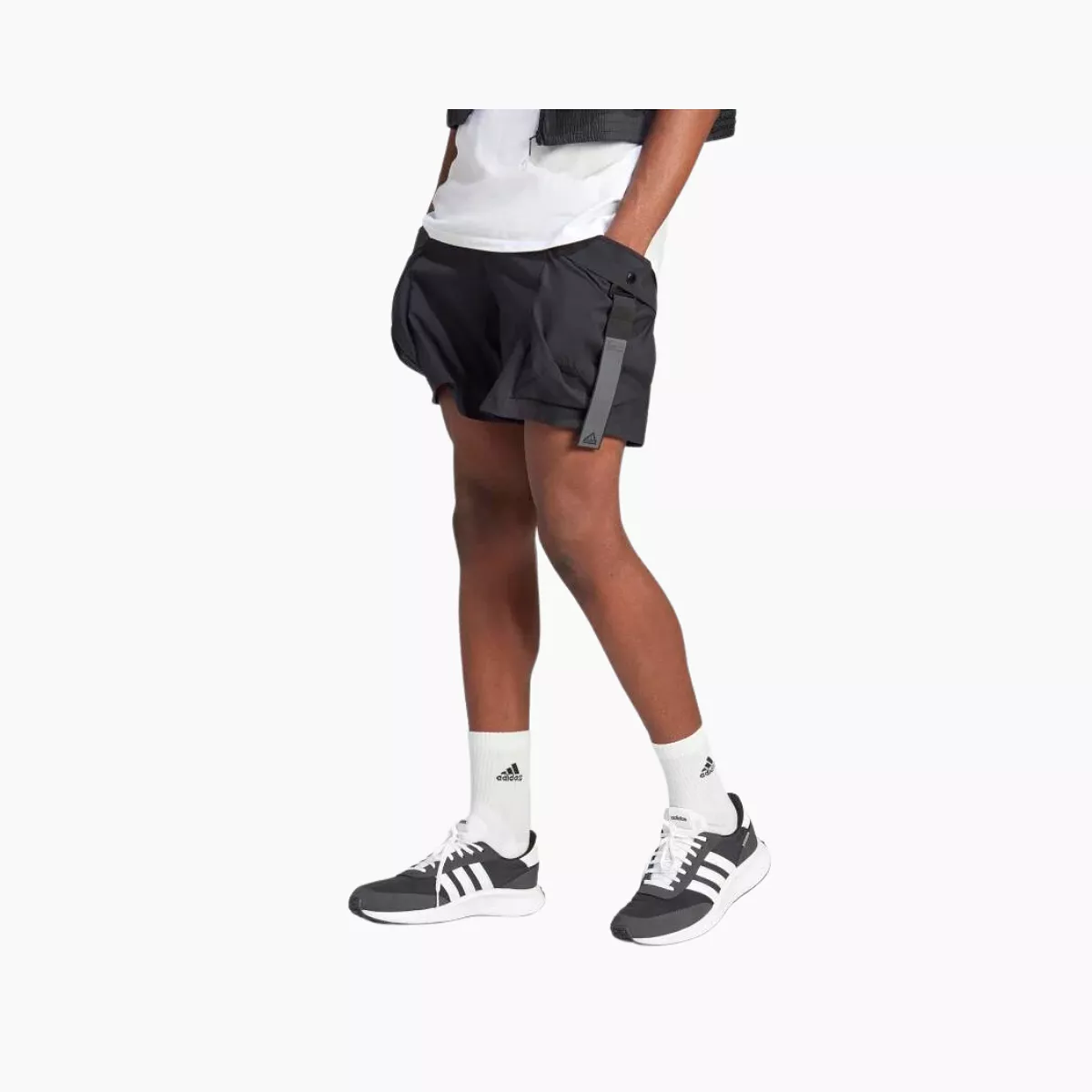 Adidas City Escape Cargo Sportswear Men Shorts -Black