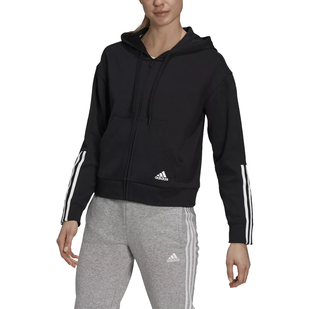 Adidas Essentials Womens Full Zip Hoodie