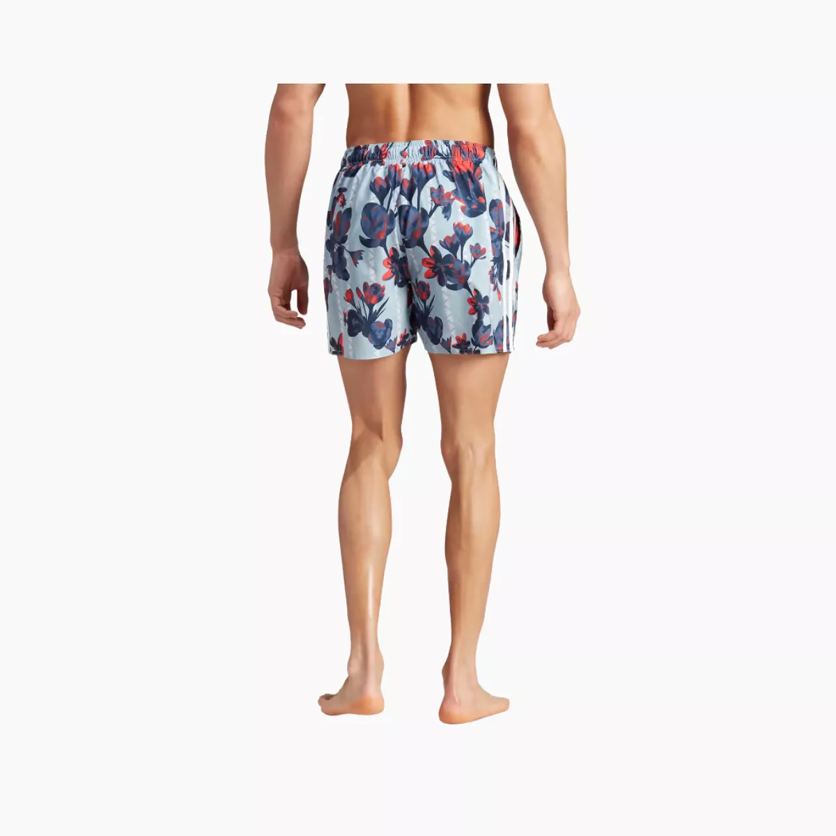 Adidas Floral CLX Men's Shorts -Wonder Blue / Crew Blue / Legend Ink