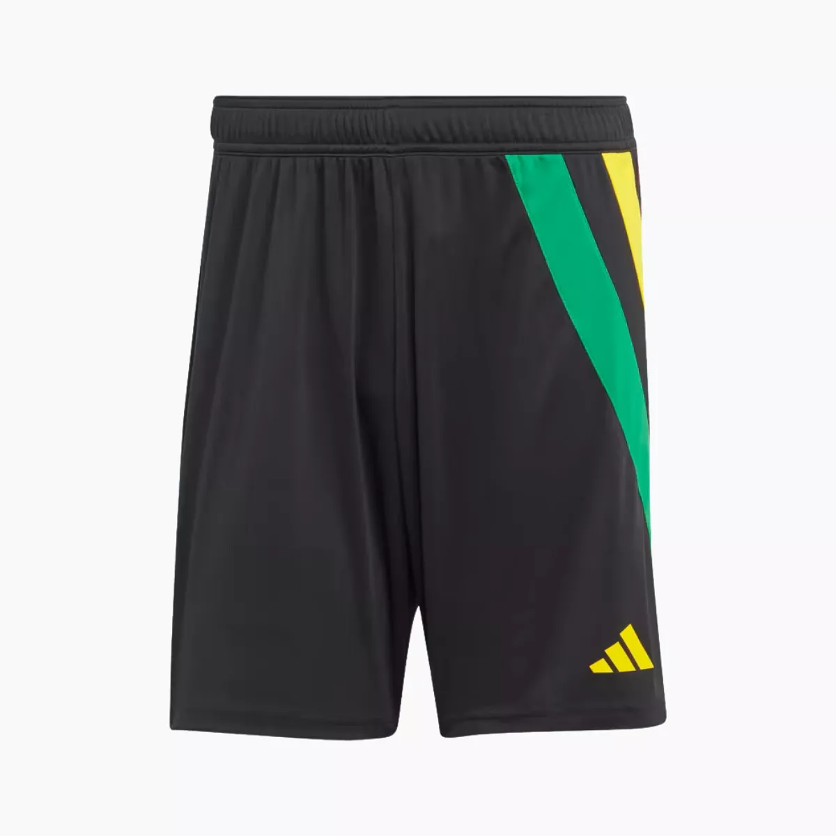 Adidas Fortore 23 Men's Football Shorts -Black/Team Collegiate Red/Team Yellow/Team Green