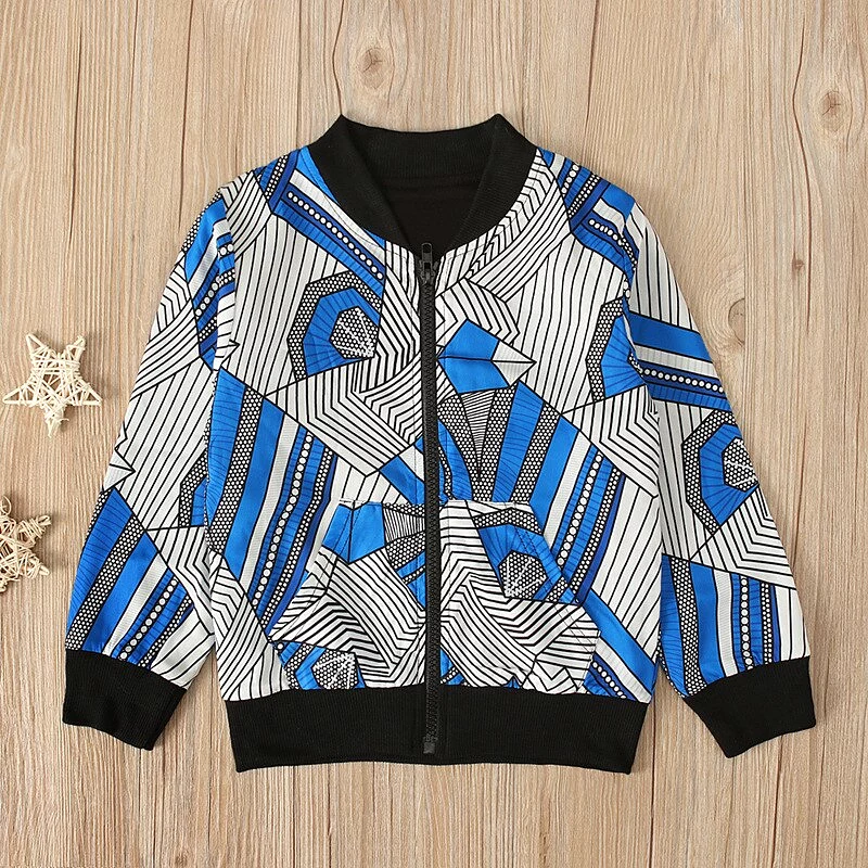 African Bohemian Style Zipper Jacket