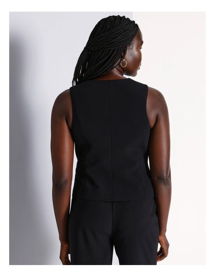 Ava Waistcoat in Black