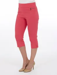 Bengaline Capri with Faux Zipper Style 1530