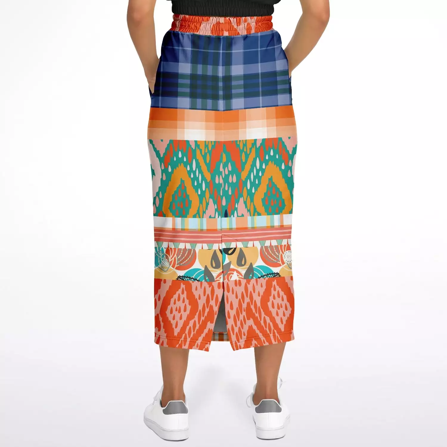 Billie Jean Eco-Poly Long Pocket Skirt