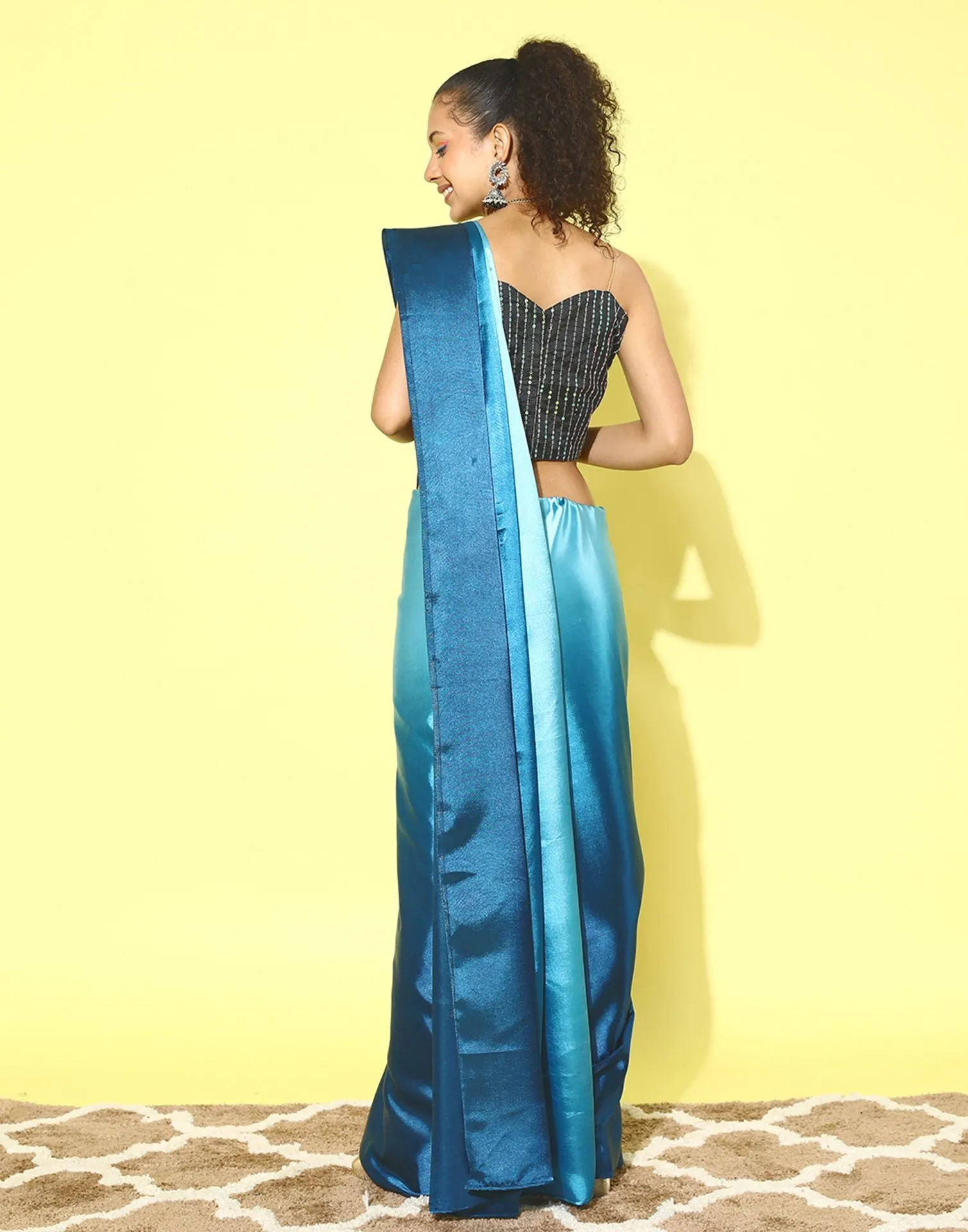 Blue Silk Saree