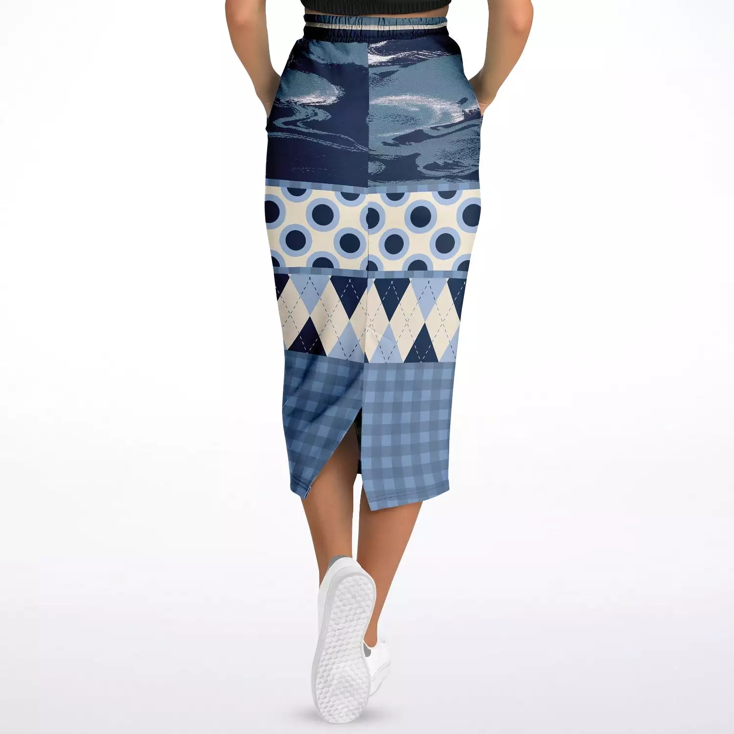 Blueberry Hill Eco-Poly Long Pocket Skirt