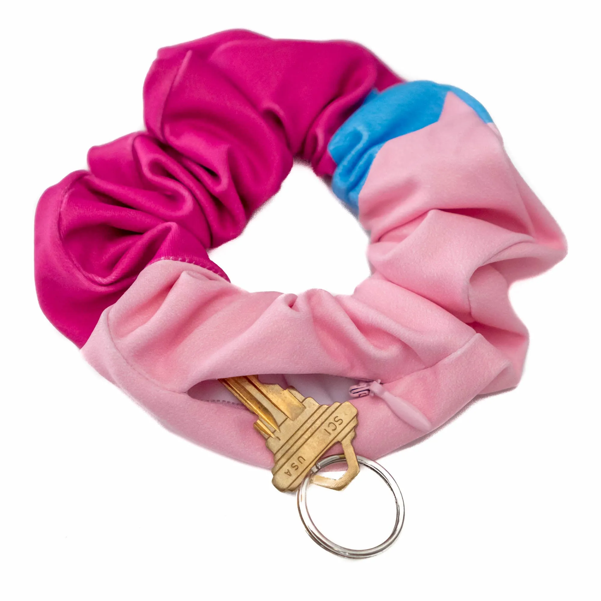 Bubblegum Wall Zipper Scrunchie