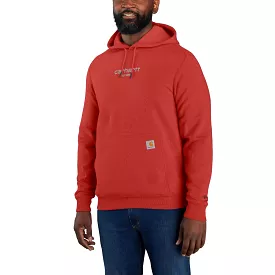 'Carhartt' Men's Force Lightweight Logo Hoodie - Red Barn