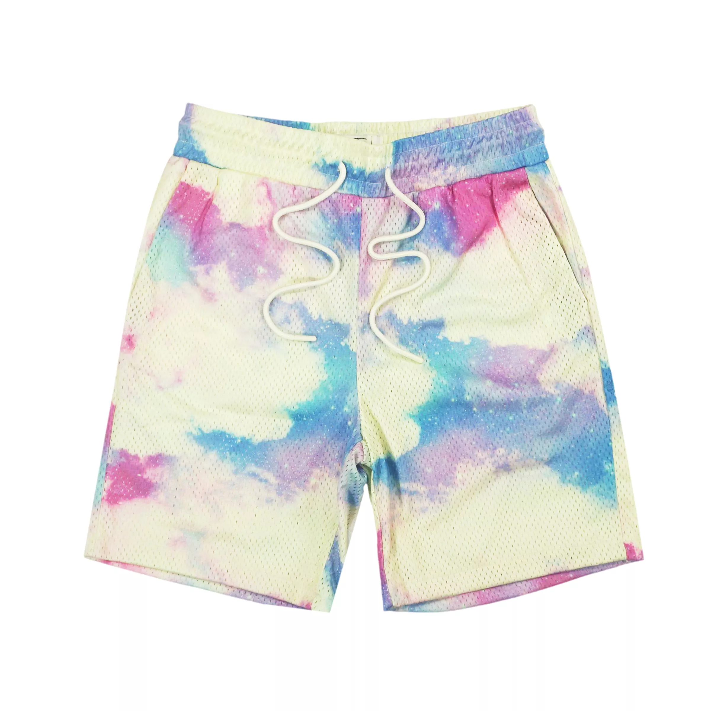 Cloudy Mesh Shorts (Vanilla Sky) /C3