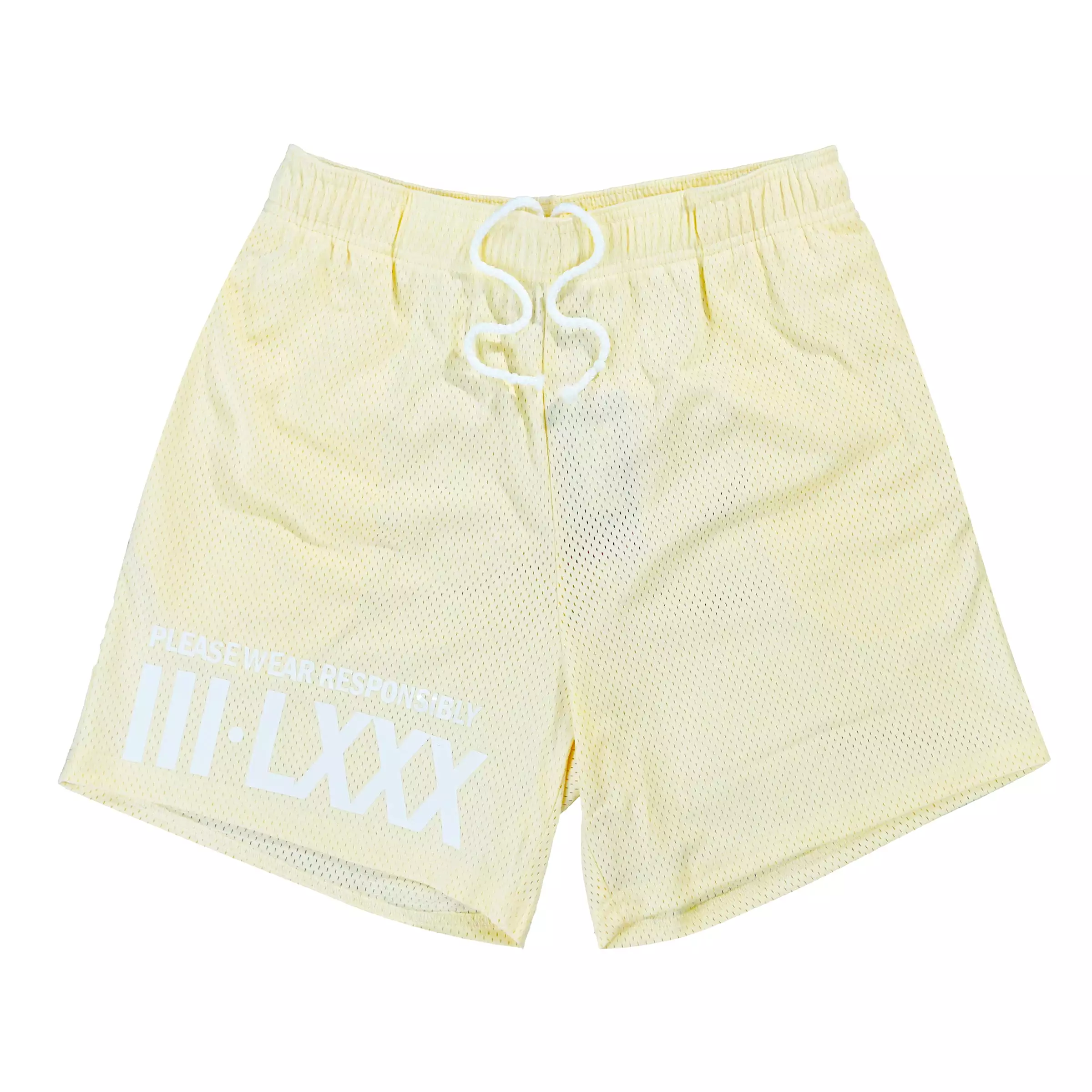 Demolish Mesh Shorts (Cream) /D16