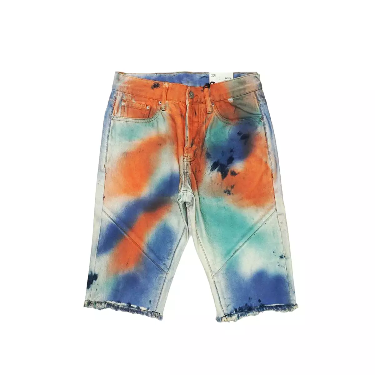 Diwali Denim Short (Tie-Dye) /D17