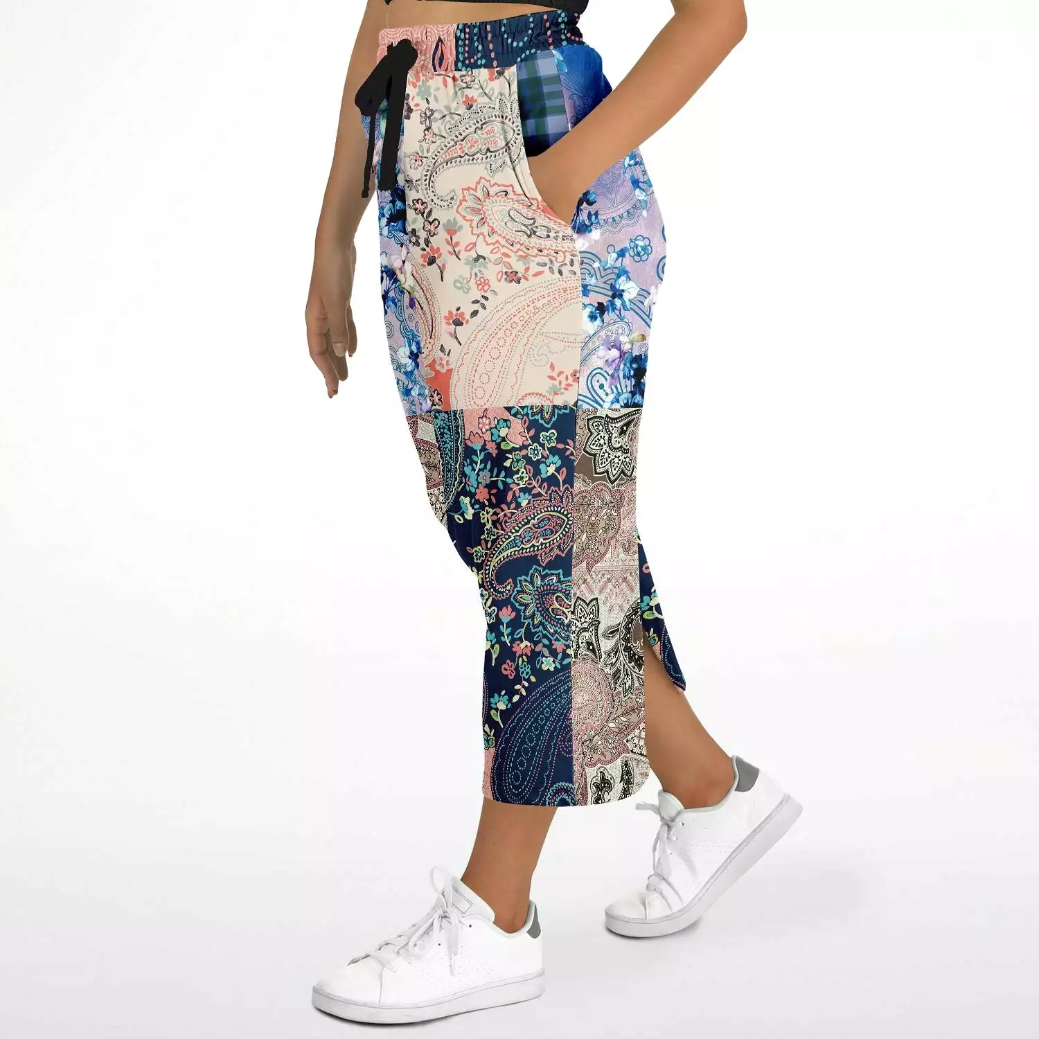 Dolores Park Paisley Eco-Poly Long Pocket Skirt