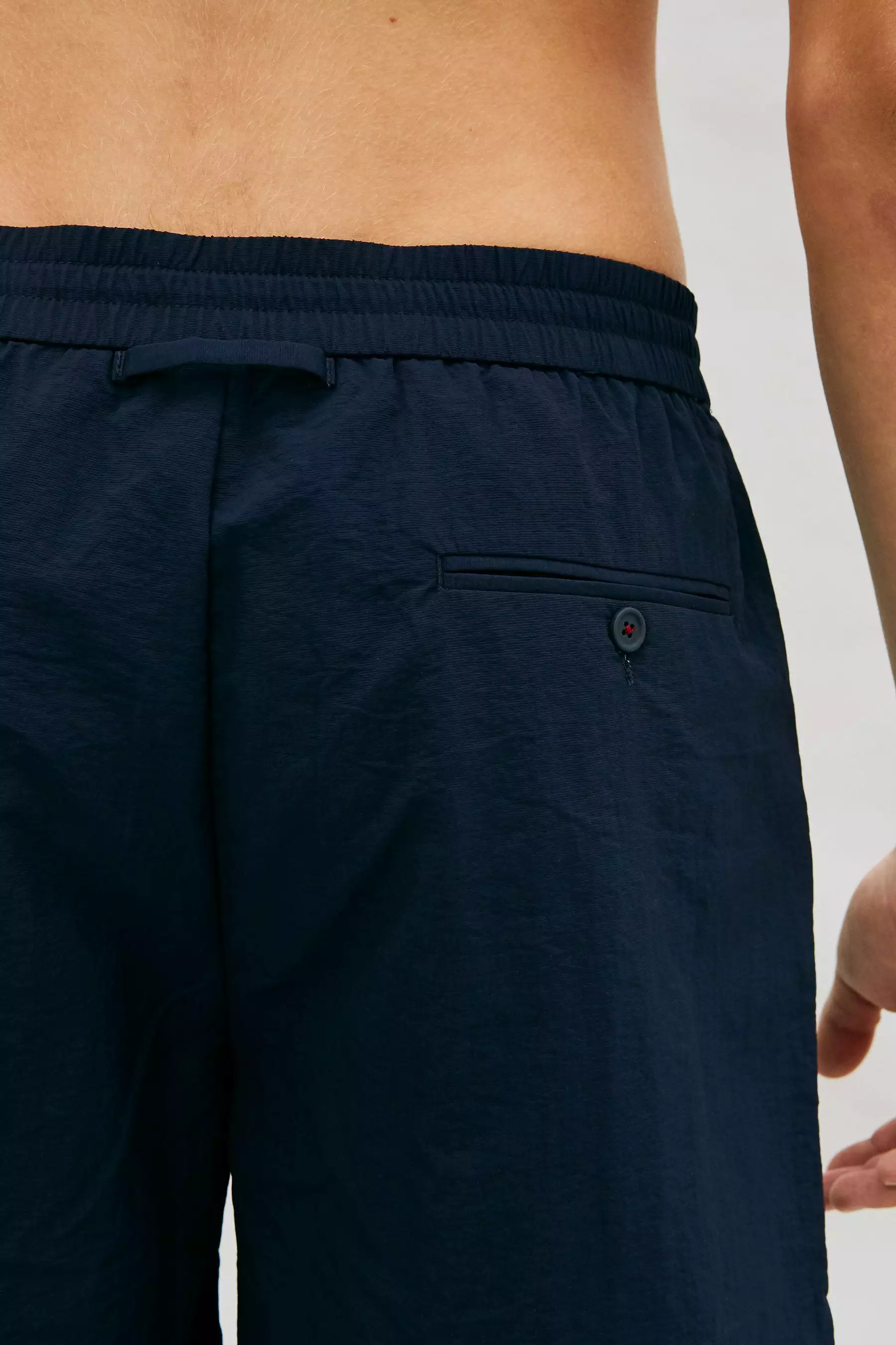 Drawstring Deck Shorts Navy