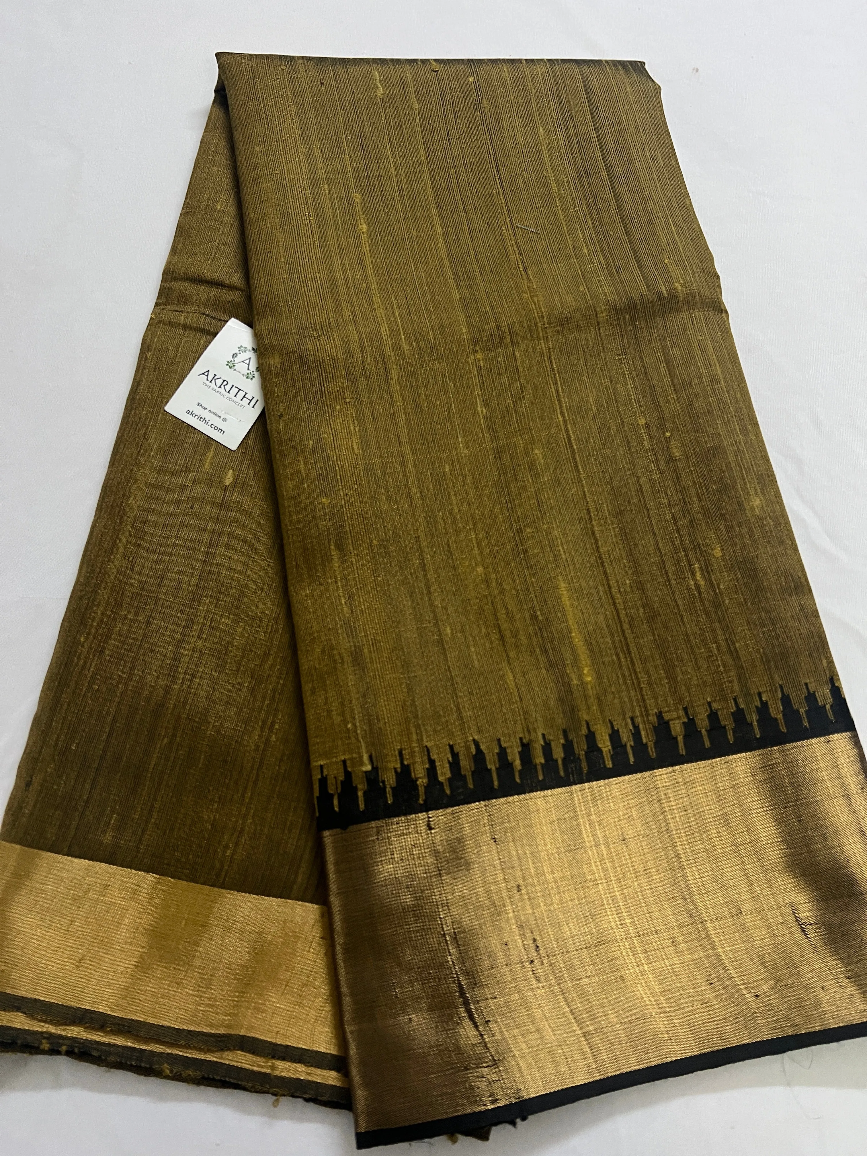 Dupion silk saree