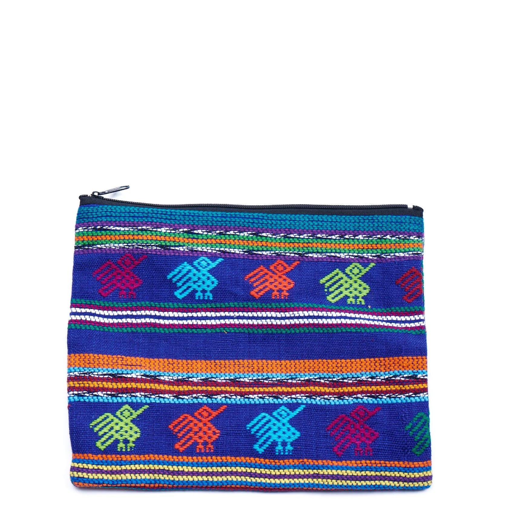 Embroidered Cosmetic Bag with zipper