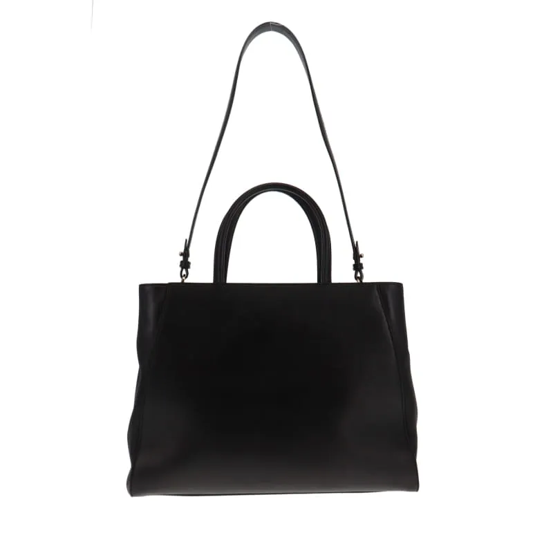 Fendi Black 2Jours Tote With Strap