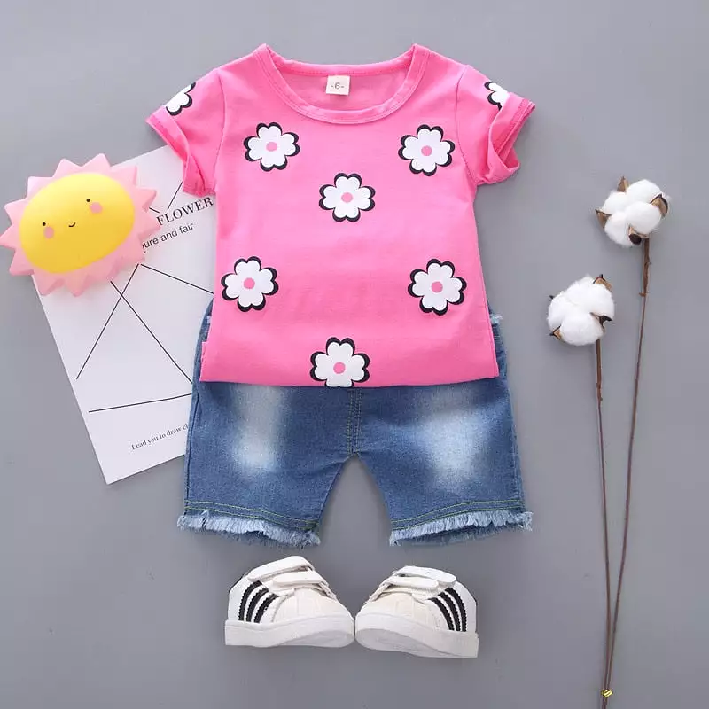 Flowers Newborn baby girl Clothes Sets