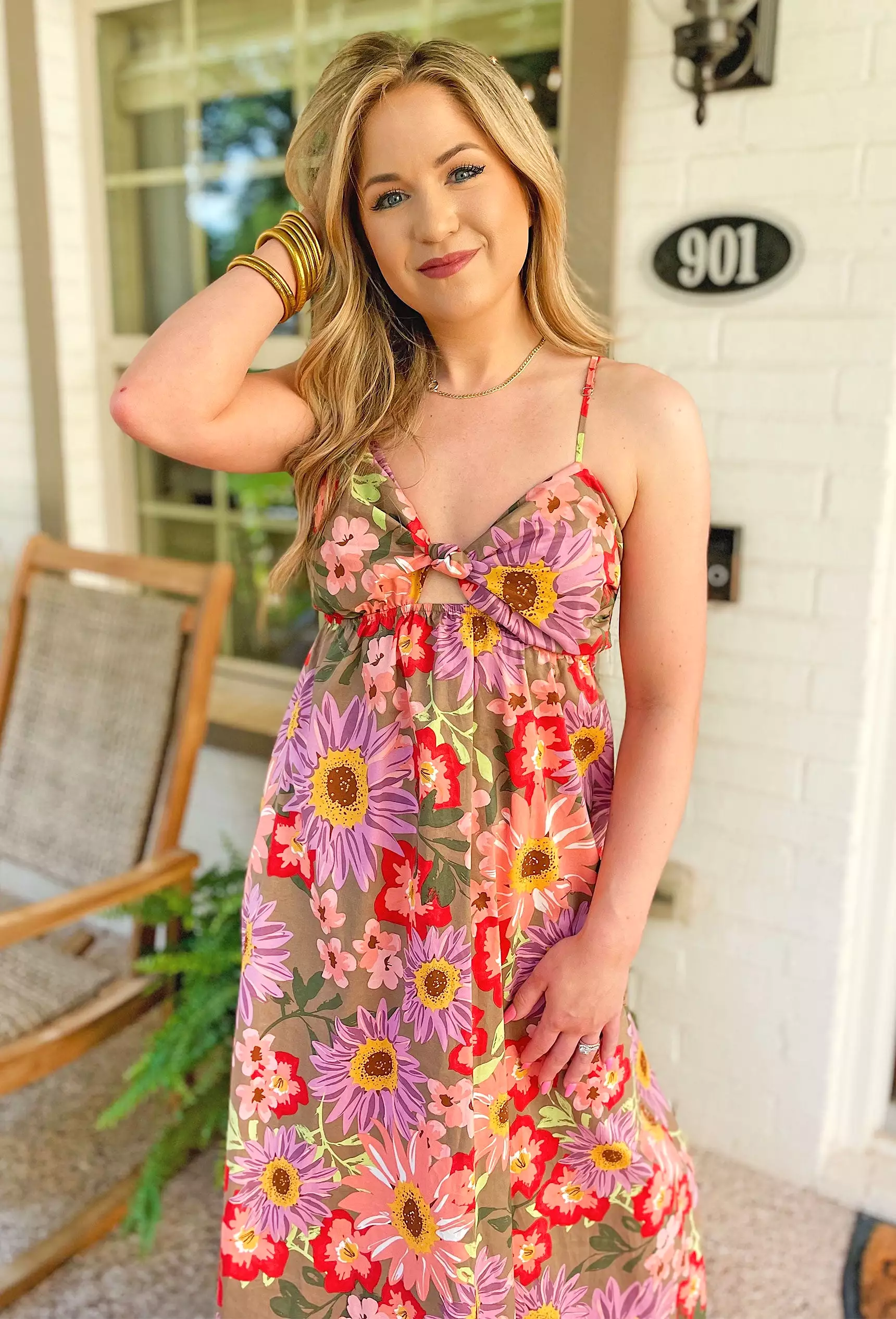 Forever Mine Floral Maxi Dress