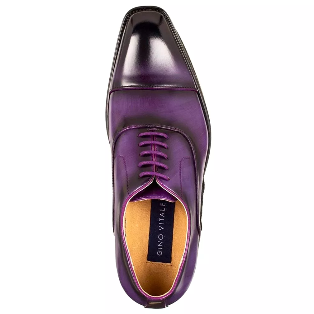 Gino Vitale Lace-up Cap Toe Dress Shoes