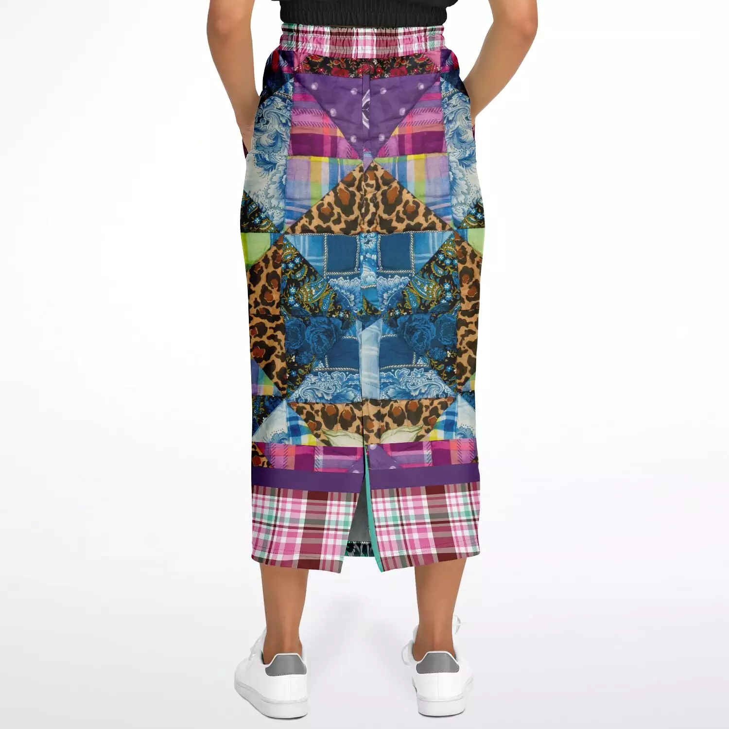 Gypsy Queen Purple Eco-Poly Long Pocket Skirt