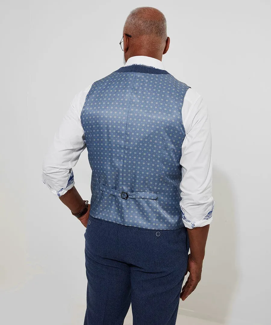 Handsome Herringbone Waistcoat