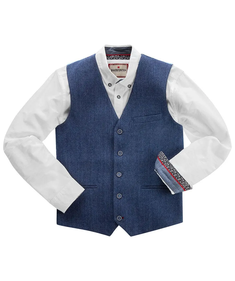 Handsome Herringbone Waistcoat