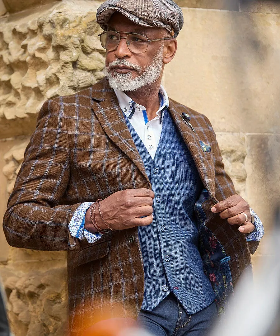 Handsome Herringbone Waistcoat