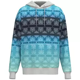 'Hooey' Men's Mesa Pattern Hoody - Blue / Teal