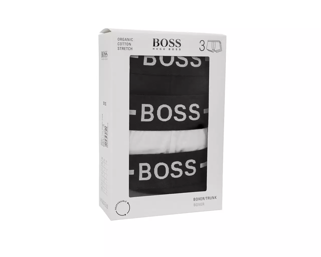 Hugo Boss 3 Pack 50451408 Boxer Trunk Shorts