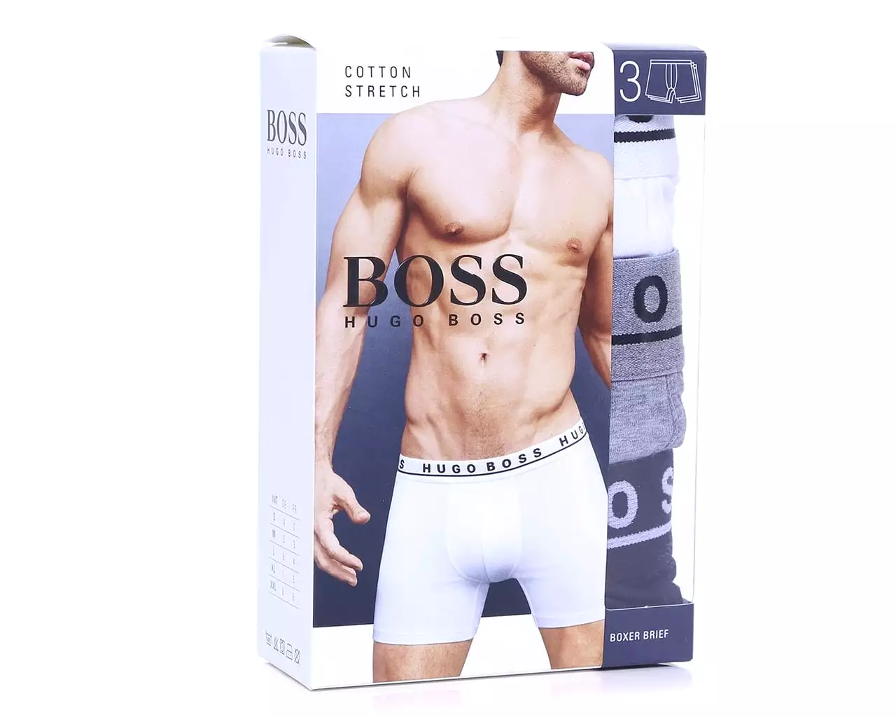 Hugo Boss 50325404 999 Triple Pack Boxer Briefs