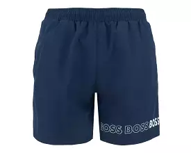 Hugo Boss Dolphin 50469590 Logo Swim Shorts Navy