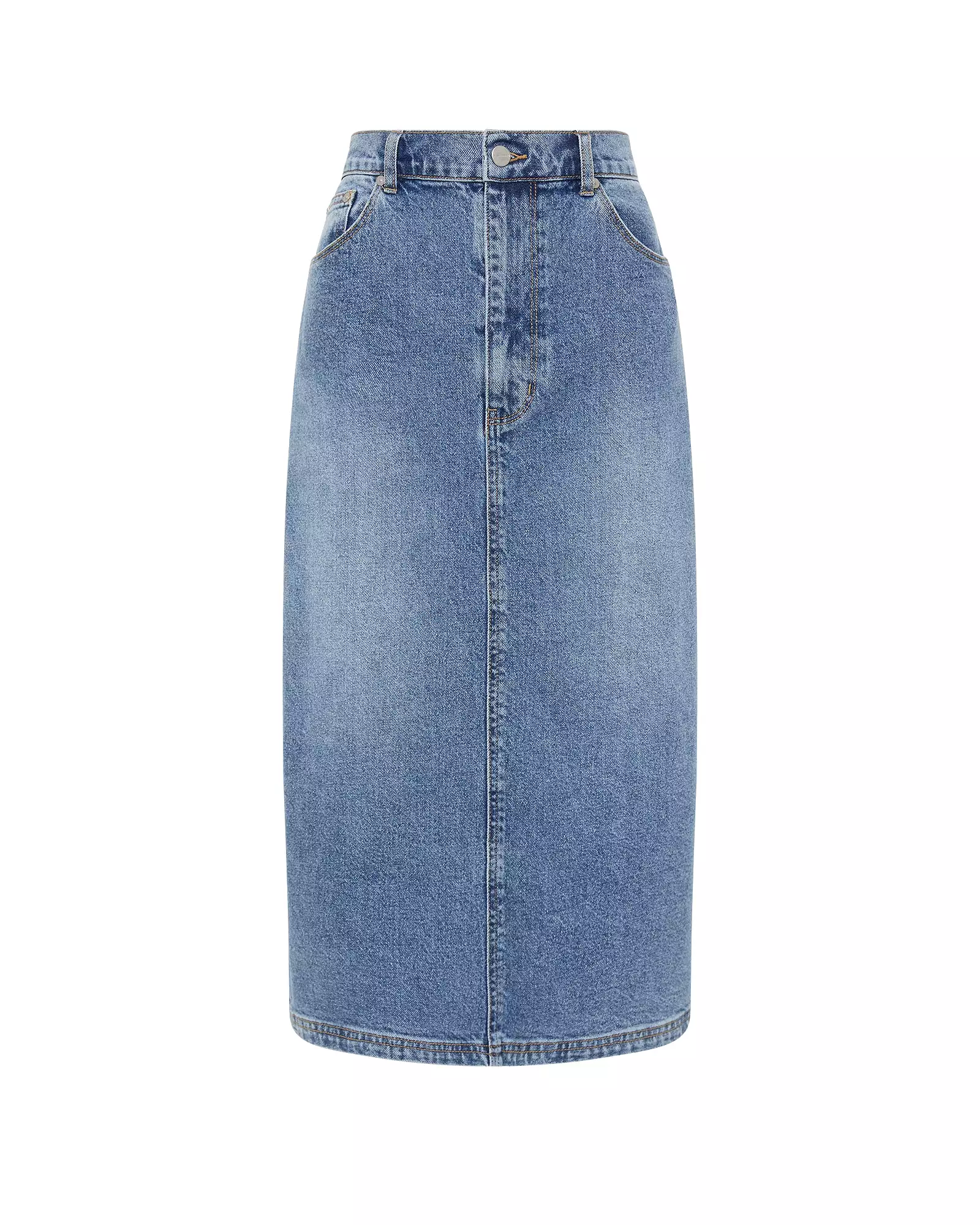 INDI SKIRT - MID INDIGO