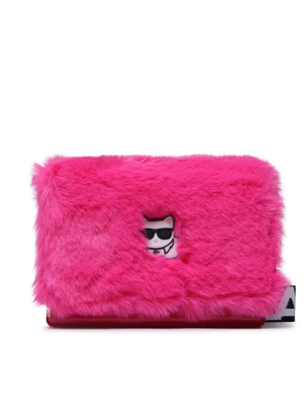 Karl Lagerfeld Bag Fur Small Kitty Graphic Pink