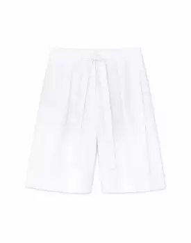 LAFAYETTE 148 Silk-Linen Chelsea Short