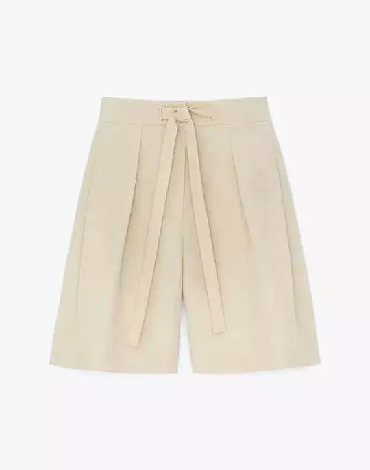 LAFAYETTE 148 Silk-Linen Chelsea Short