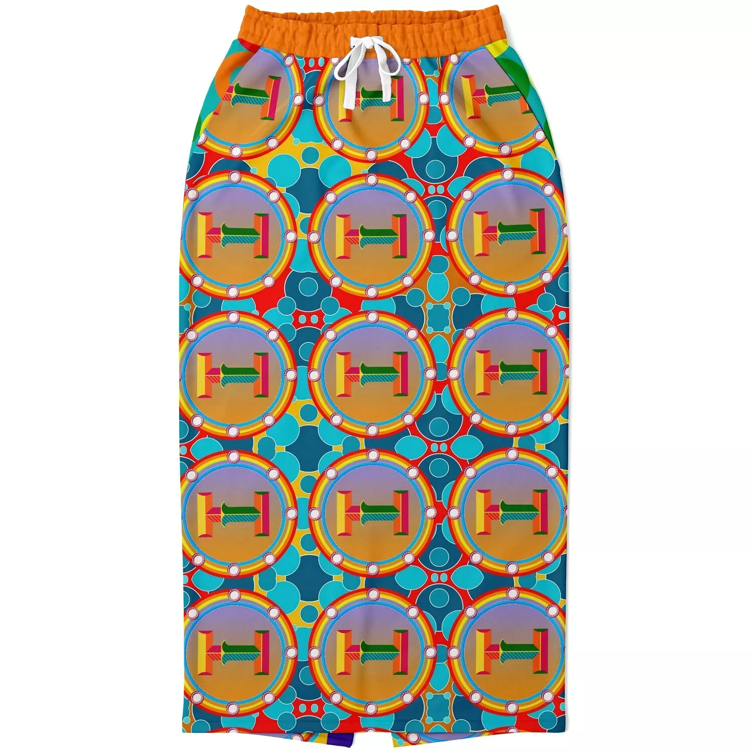 Life on Mars Eco-Poly Long Pocket Skirt