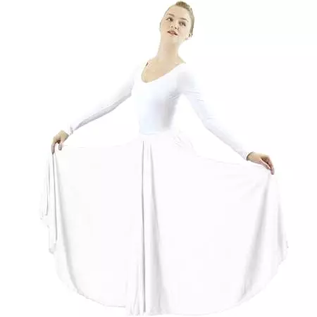 Liturgical Praise Dance Circle skirt in Girls, Ladies and Plus