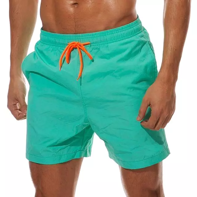 Luminous Beach Shorts With Drawstring