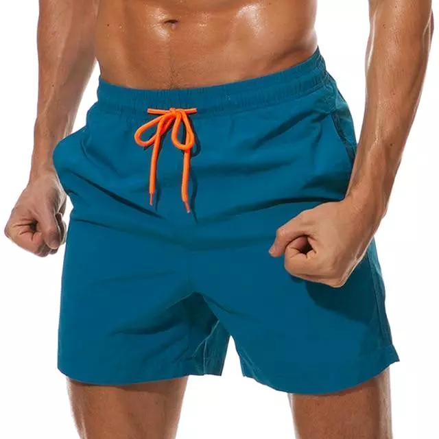 Luminous Beach Shorts With Drawstring