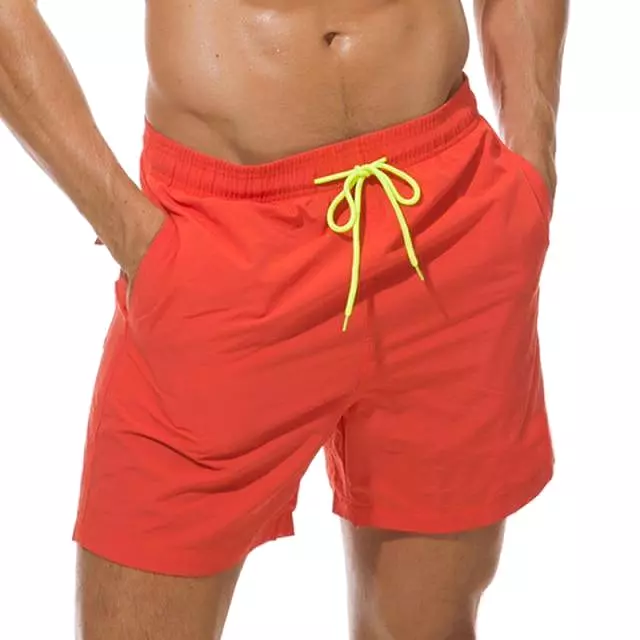 Luminous Beach Shorts With Drawstring