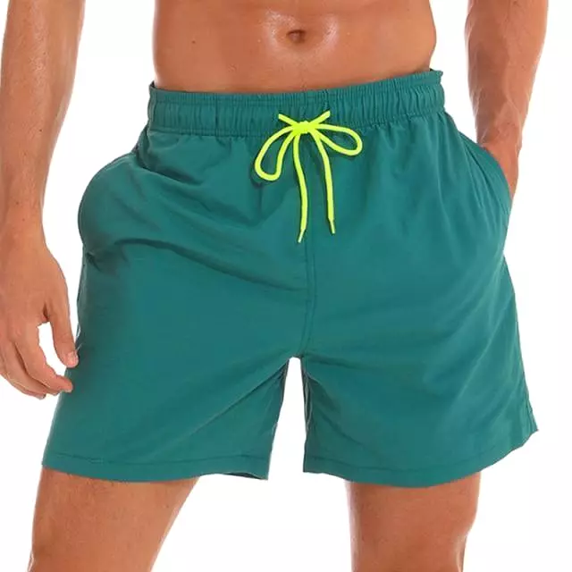 Luminous Beach Shorts With Drawstring