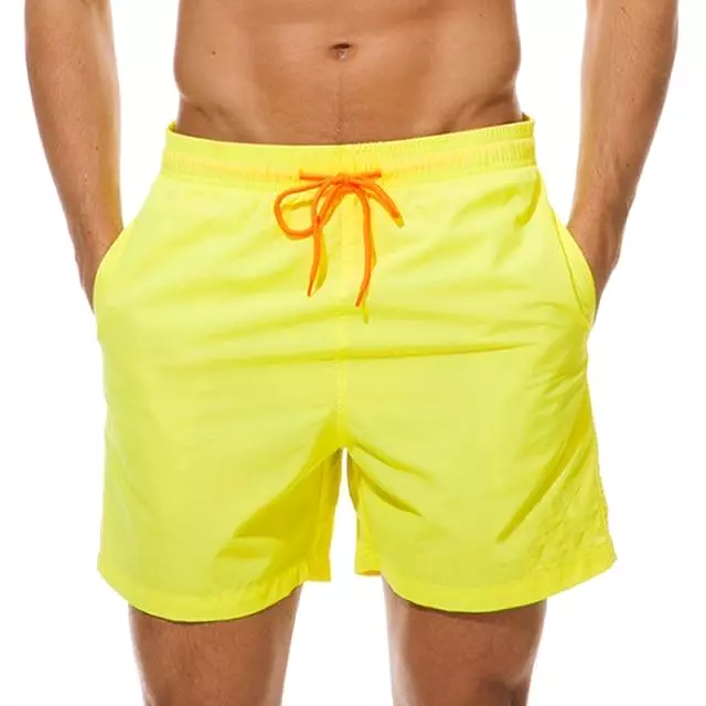 Luminous Beach Shorts With Drawstring