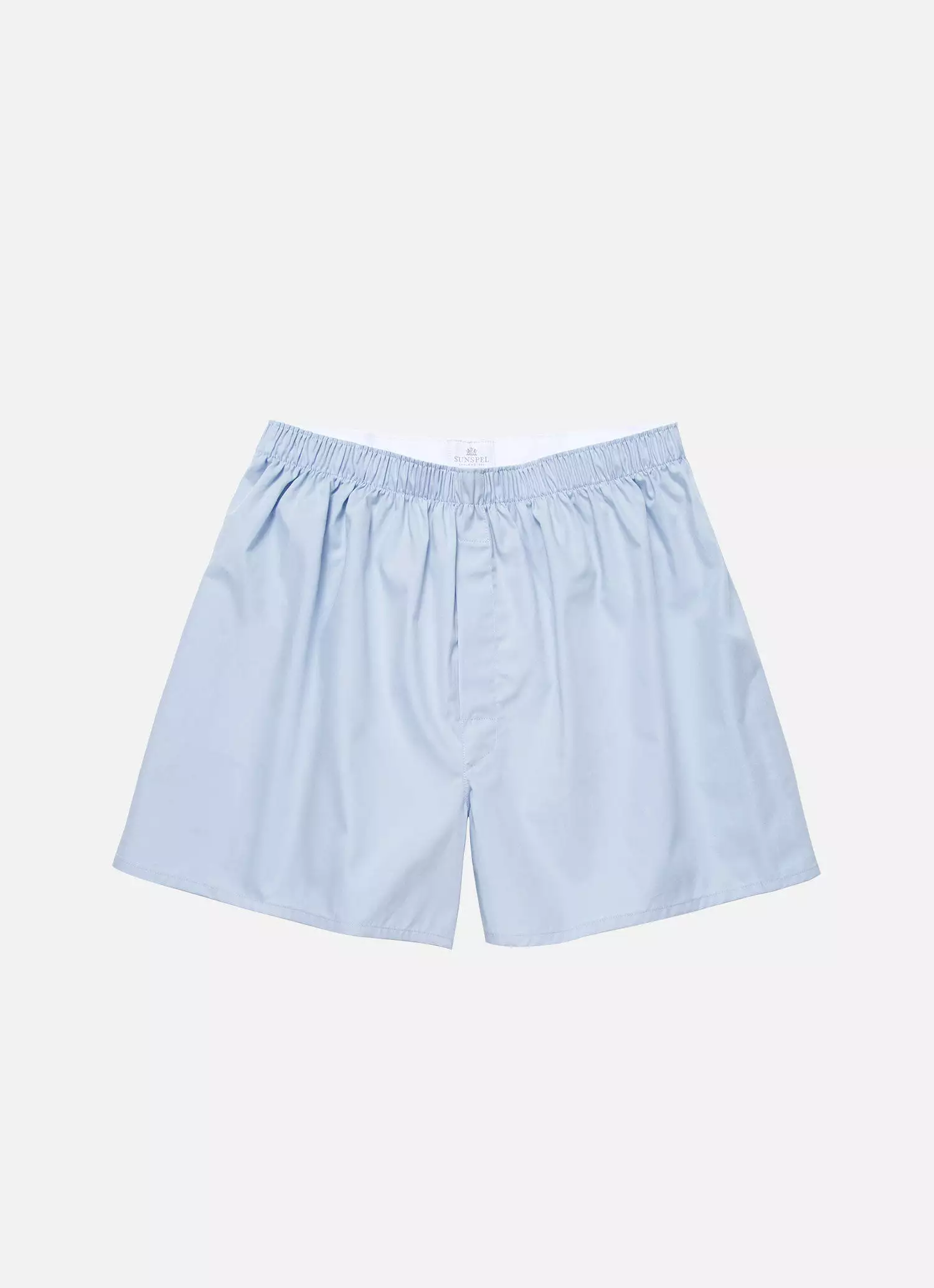 Men's Classic Boxer Shorts in Plain Blue