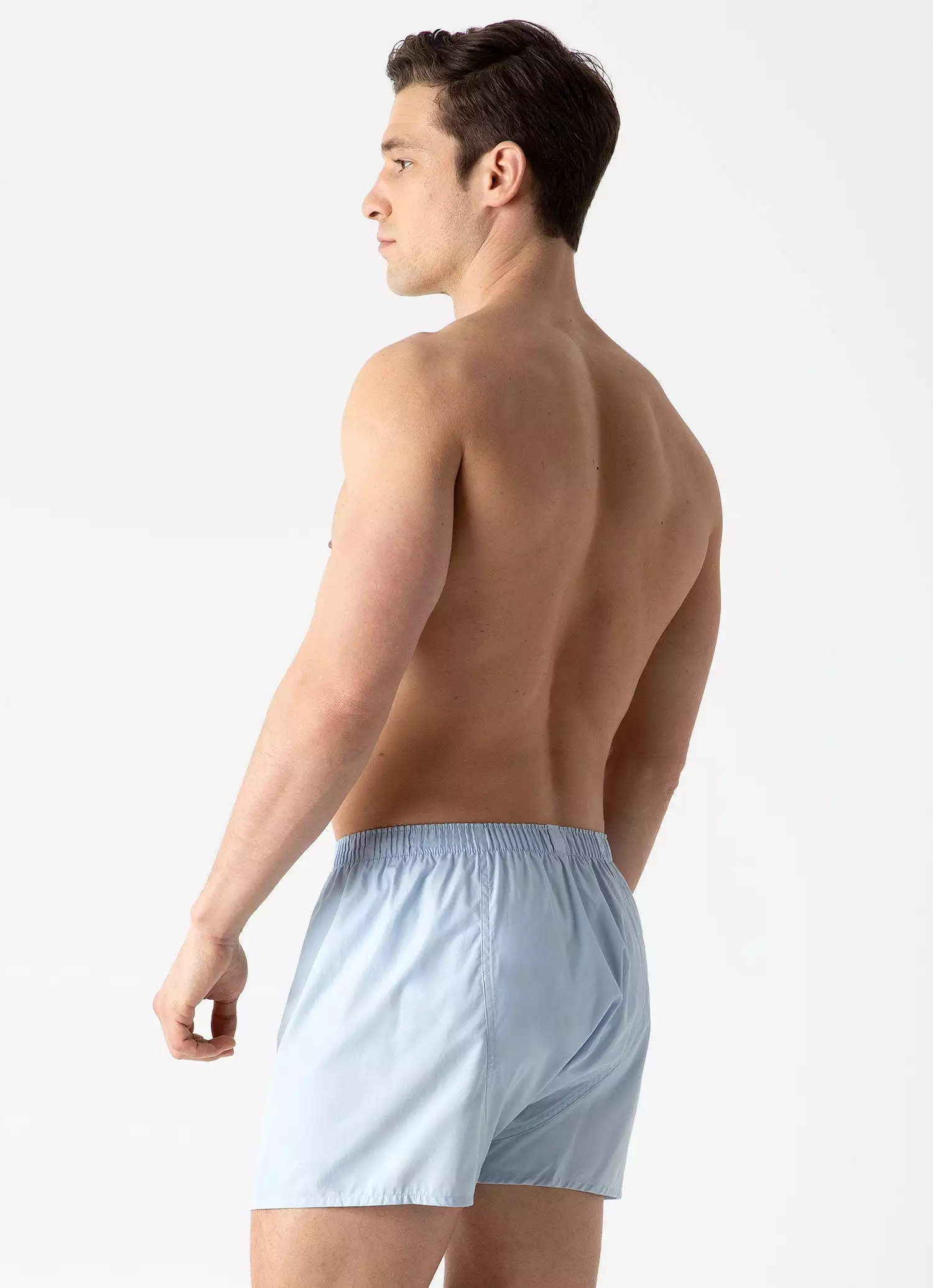 Men's Classic Boxer Shorts in Plain Blue