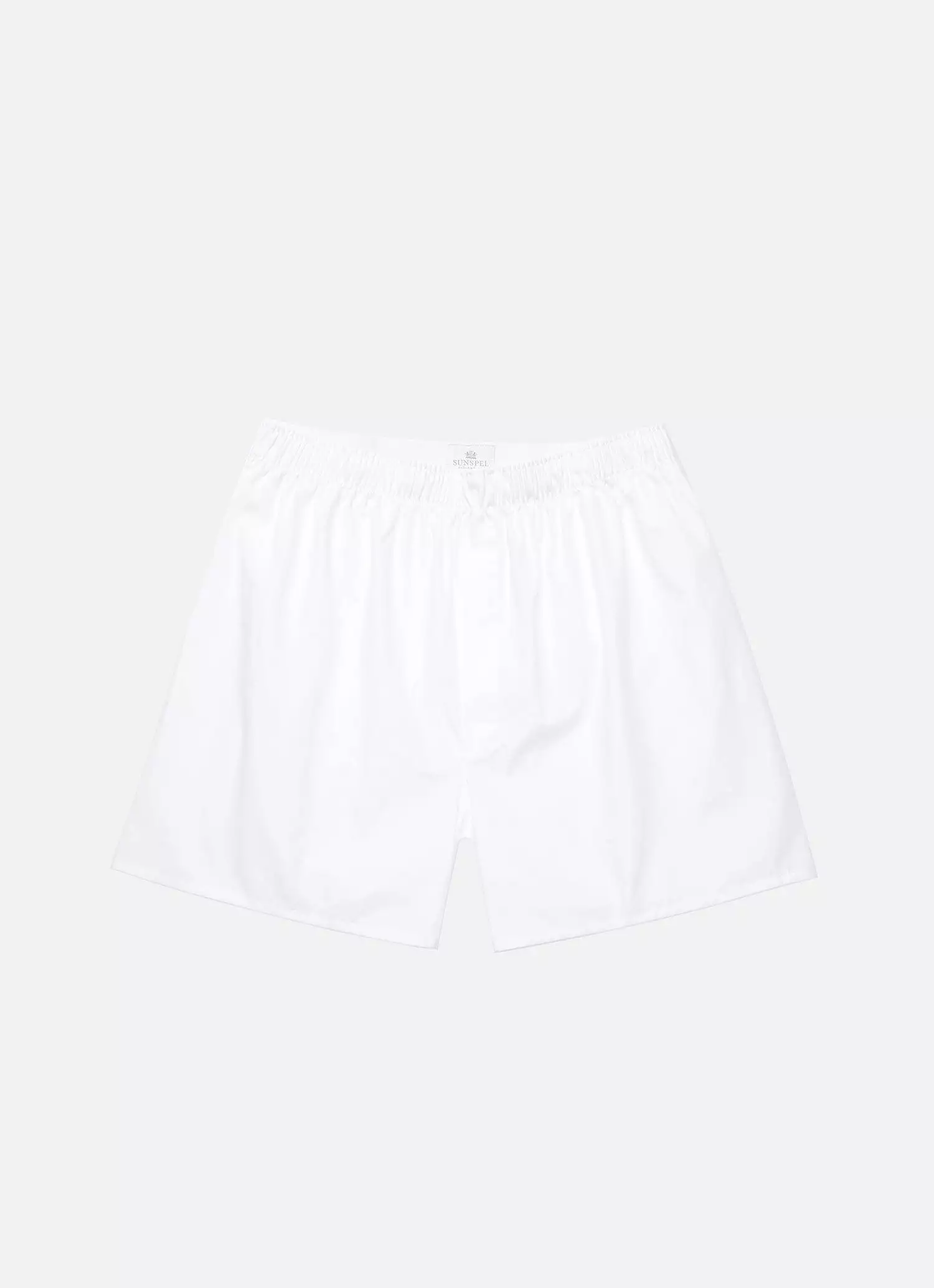 Men's Long Cut Classic Boxer Shorts in White