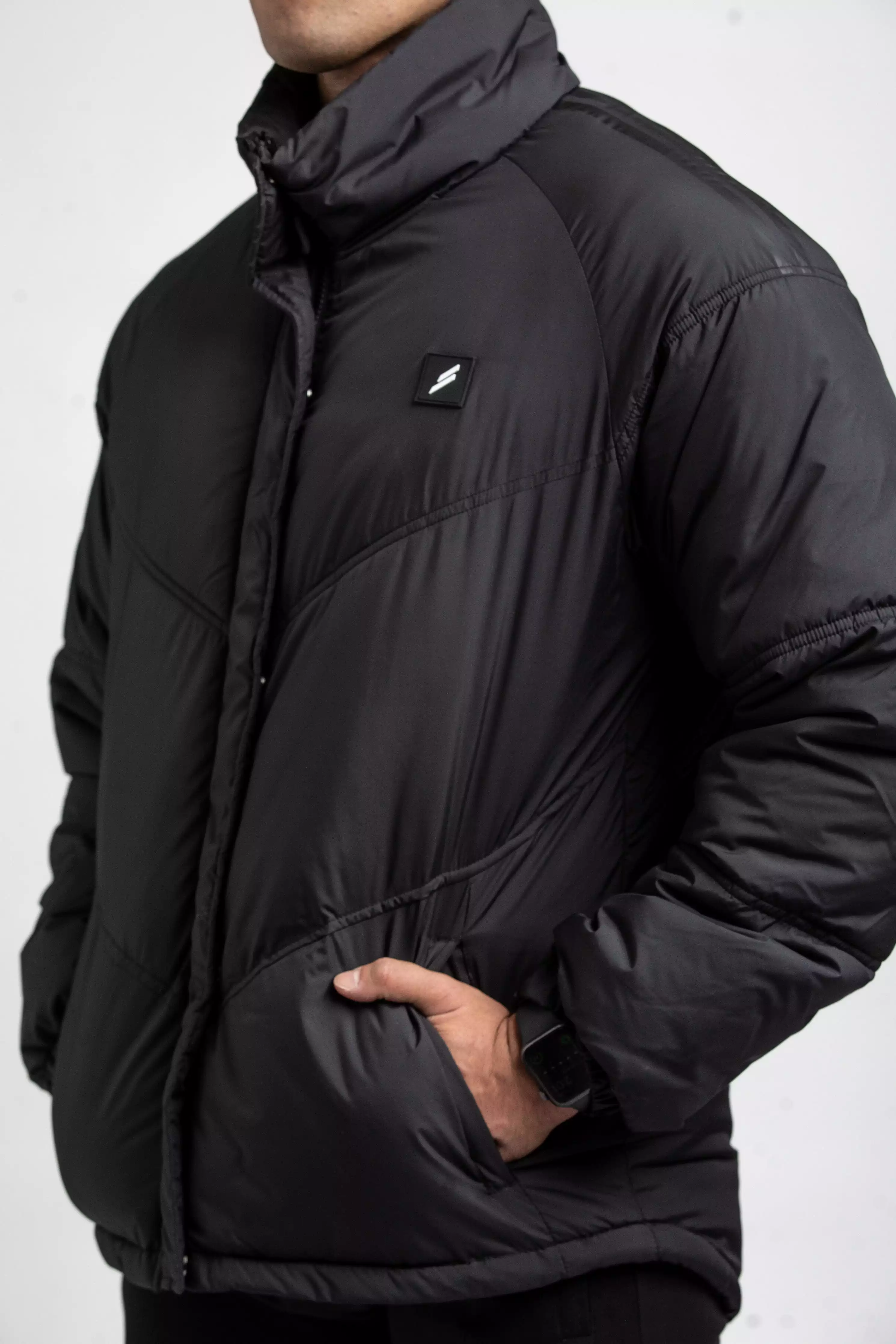 Men's Mark Puffer Jacket - Black