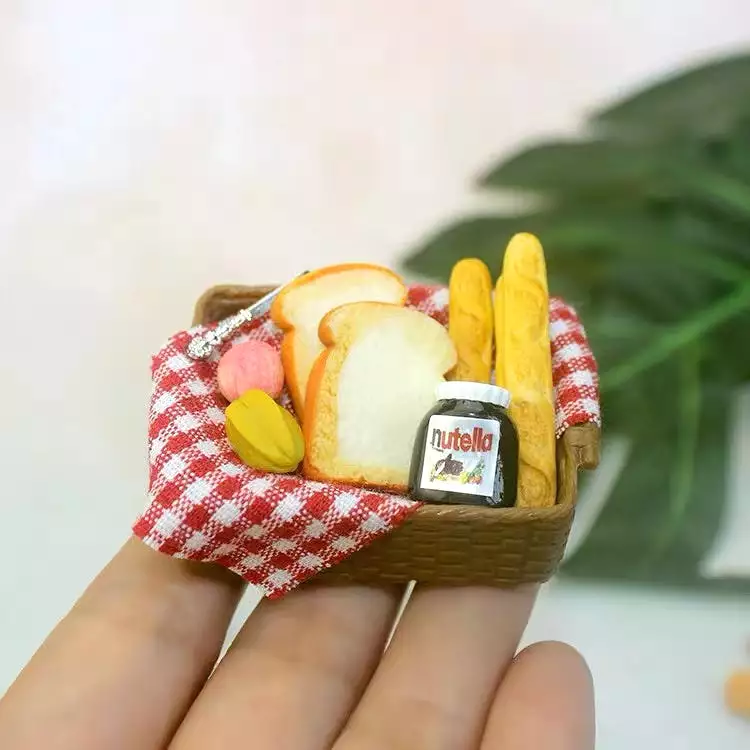 Mini Bread Basket DIY Ornament FU0005