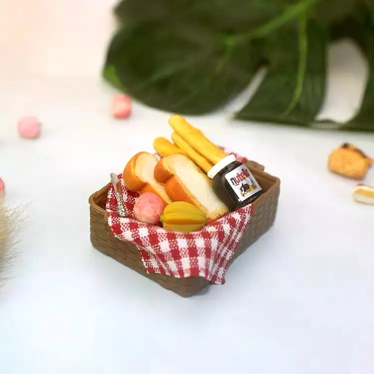 Mini Bread Basket DIY Ornament FU0005